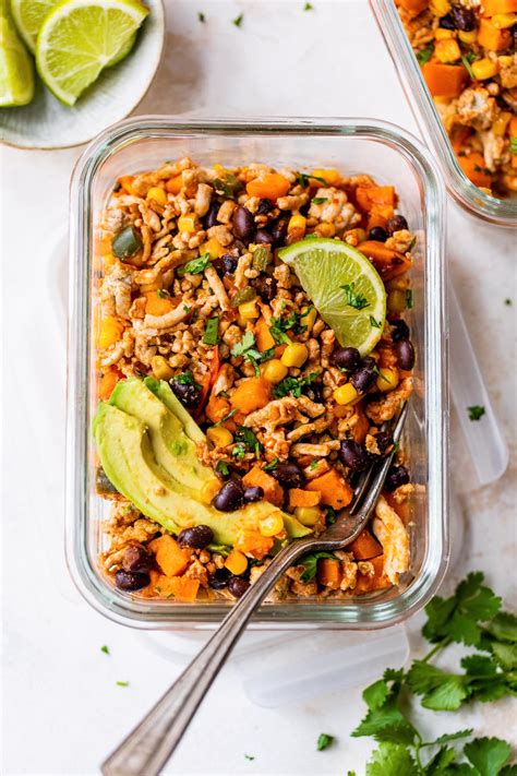 Ground Turkey Skillet with Sweet Potatoes and Black Bean - Eating