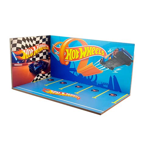 Cenário para Diorama Estacionamento Hot Wheels para miniaturas Cast em escala Shopee