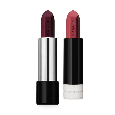 Combo Batom Make B Cremoso Fashion Berry G Refil Mate Hot Brown G O Botic Rio