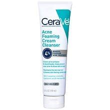 CeraVe Acne Foaming Cream Face Cleanser for Sensitive Skin | Walgreens