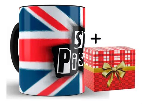 Caneca Sex Pistols Banda Al A Preta Ml Caixa Parcelamento Sem Juros