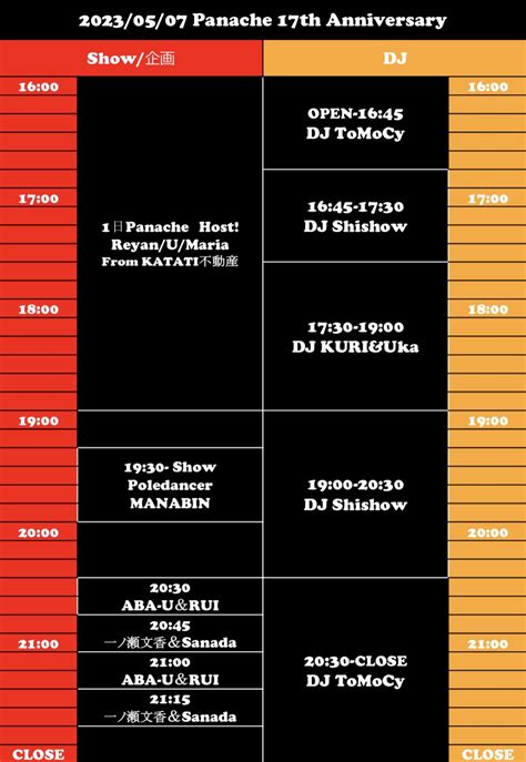 5 7パナシェ17周年 新宿2丁目AiSOTOPE LOUNGE on Twitter パナシェ17th Anniversary