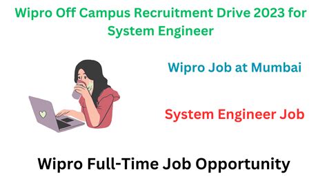 Wipro Off Campus Entry Level Recruitment Drive 2023 For System Engineer Seekajob