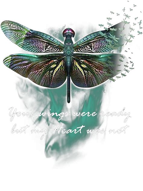 Dragonfly Your Wings Were Ready But My Heart Art Print By Janeyval