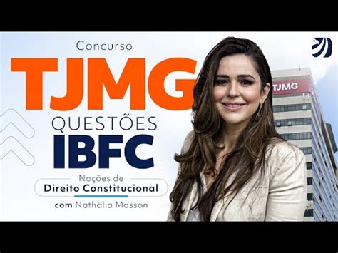 Concurso TJMG questões IBFC de Direito Constitucional Prof