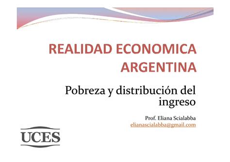 Pdf Pobreza Y Distribución Del Ingreso · De Las Diferencias Absolutas Entre Todos Los Pares De