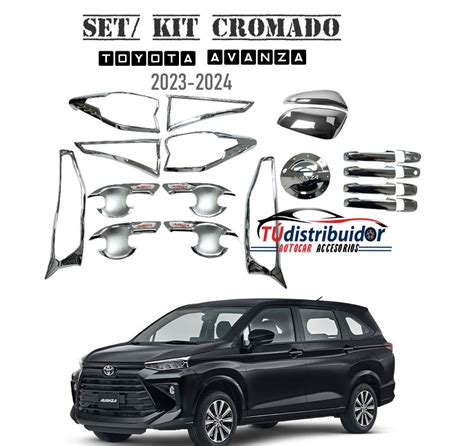 Accesorios Set Kit Cromado Toyota Avanza Tu