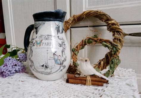 Кувшин-ваза Париж в интернет-магазине Ярмарка Мастеров по цене 900 ...