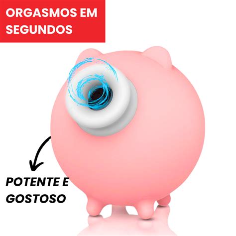 Vibrador Sugador de Clitóris Feminino Mamilos Vagina Vulva Seios Piggy S Hande Shopee Brasil