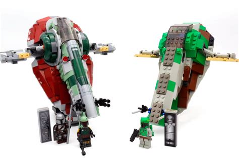 LEGO 7144 Slave I und 75312 Boba Fett's Starship im Generationen-Vergleich