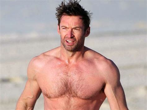 Hugh Jackman Posing Completely Naked Naked Male Celebrities