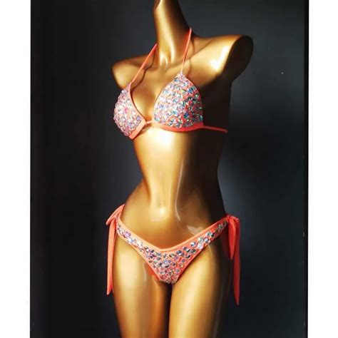 Venus Vacation Nuevo Conjunto De Bikini Con Diamantes Traje De