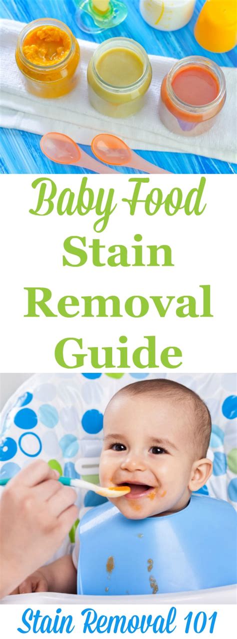 How To Remove Baby Food Stains