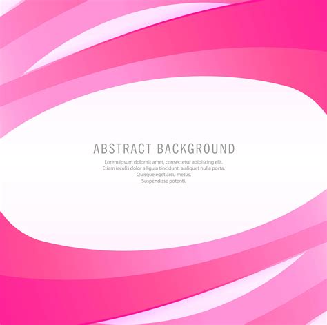 Abstract Pink Business Stylish Wavy Background Vector Art At