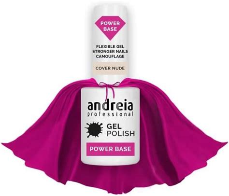 Andreia Professional Nude Gel Nail Polish Power Base High Viscosity Base For Stronger Nails