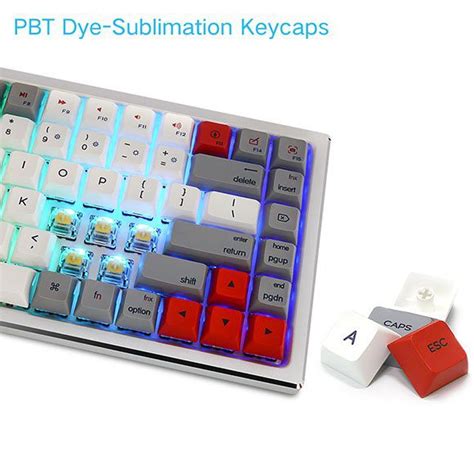 Buy Skyloong Sk S Retro Yellow Switches Pbt Keycaps Hot Swap Mechanical Keyboard With Rgb