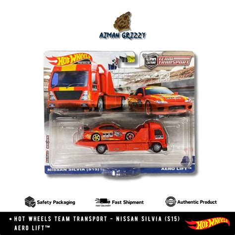 Hot Wheels Car Culture Team Transport Nissan Silvia S Aero Lift JDM