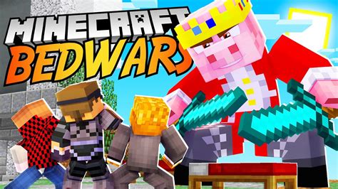 TEAM CRAFTED Plays Minecraft BED WARS YouTube