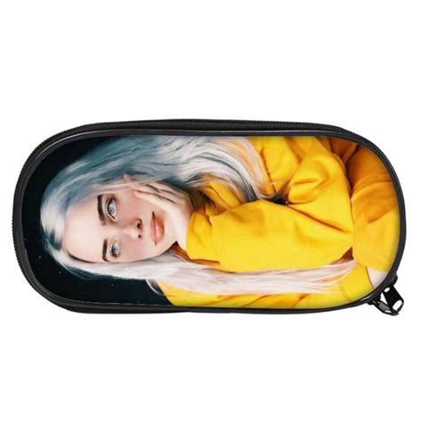 Q 1pcs Trousse Scolaire Sac à crayons singer billie eilish Trousse