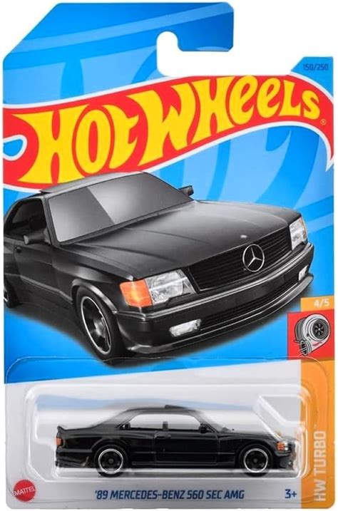 Hot Wheels Mercedes Benz SEC AMG Negro HW Turbo Yaxa Colombia