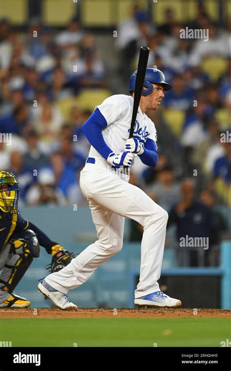 Los Angeles Ca August 16 Los Angeles Dodgers First Baseman Freddie