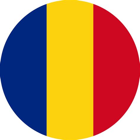 Round Romanian Flag Of Romania 23831161 Vector Art At Vecteezy