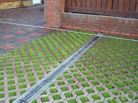 Бетонная газонная решетка (георешетка, плитка) для парковки