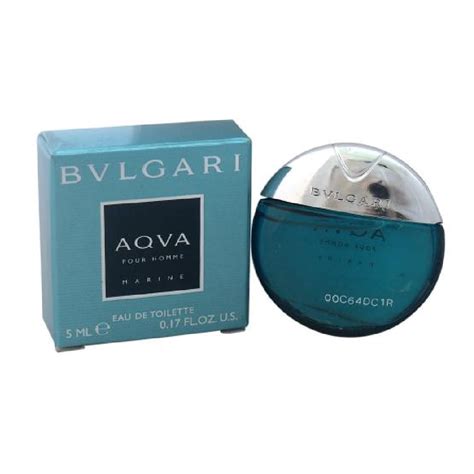 Bvlgari Aqva Marine Pour Homme Eau De Toilette Miniature 5ml ...