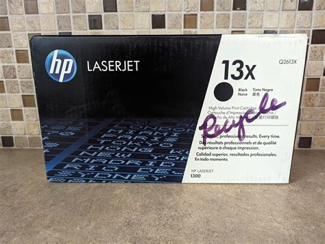 Used GENUINE HP 13X Q2613X BLACK TONER PRINT CARTRIDGE FOR HP