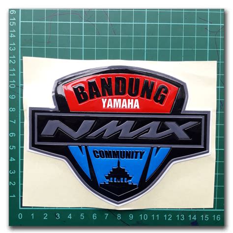 STIKER Motor NMAX EMBOS TIMBUL BANDUNG NMAX No B1 Lazada Indonesia