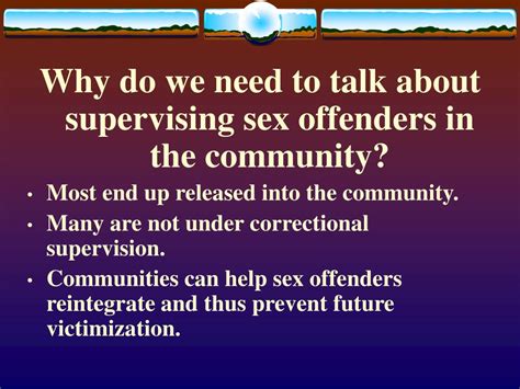 Ppt Managing Sex Offenders In The Community Powerpoint Presentation Id