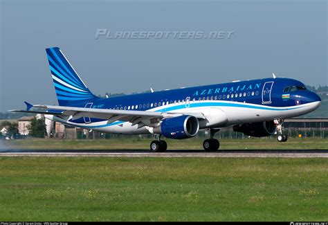 4K AI07 AZAL Azerbaijan Airlines Airbus A320 214 ACJ Prestige Photo By