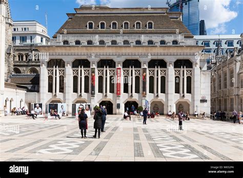 The Guildhall Art Gallery in the City of London, England, UK Stock ...