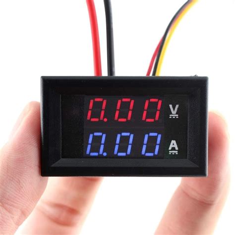 Amazon Eiechip LED Digital Voltmeter Ammeter Mini DC Digital