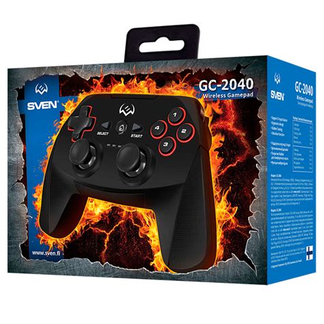 SVEN GC-2040 Беспроводной геймпад с поддержкой Windows, Android, PS3