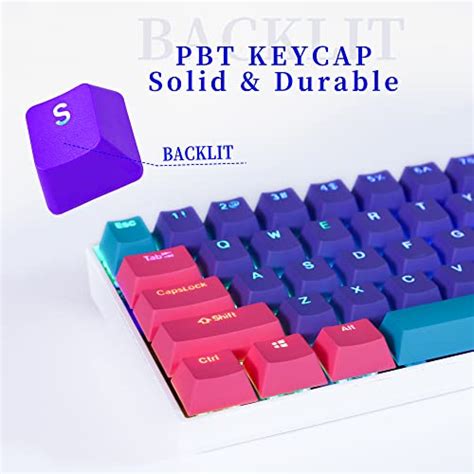 Cjxsp Pbt Keycaps Percent Gaming Keycaps Oem Profile Backlit