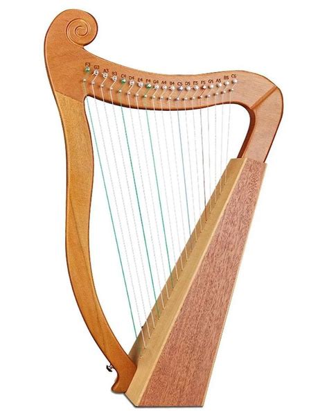 Арфа,19-струнная деревянная лира ,портативный, желтый купить на OZON по ...