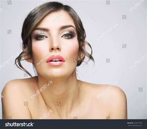 Beautiful Woman Portrait Nude Shoulders Female Stock Photo Shutterstock