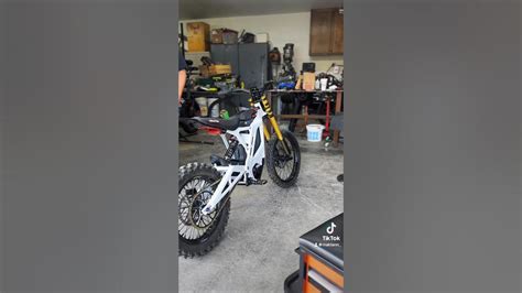 White Powder Coated Eride Pro Ss Surron Eride Talaria Talariaboys