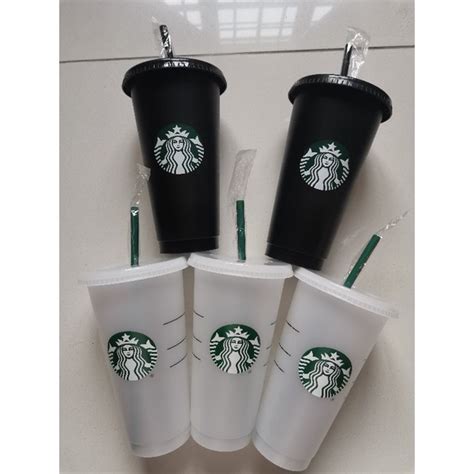 Starbucks Tumbler Color Changing Confetti Reusable Plastic Tumbler With