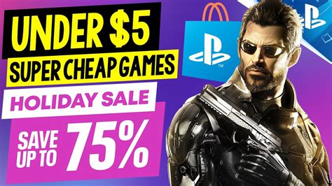 10 AWESOME PSN Game Deals UNDER 5 PSN HOLIDAY SALE 2023 SUPER CHEAP