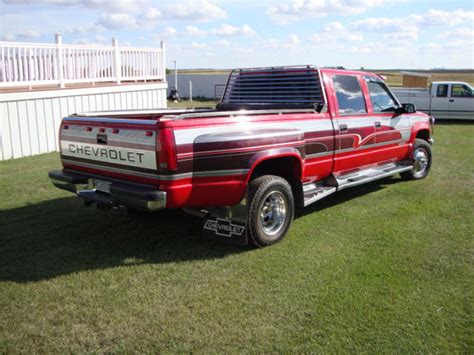 1994 Chevy Silverado 3500 Dually 4x4 Diesel Crew Cab Only 84 000 Miles For Sale Photos