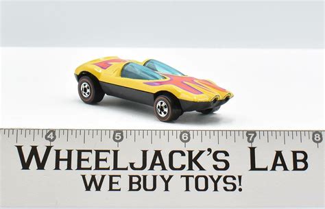 Swingin Wing Yellow Redline Hot Wheels Mattel Vintage Rl Wheeljack S Lab