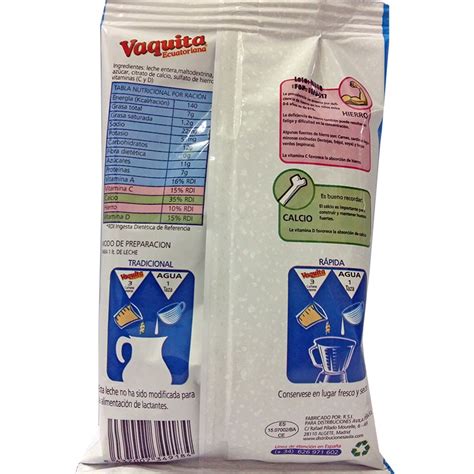 LECHE EN POLVO VAQUITA X 250GRS Tienda Online Alimentos Latinos