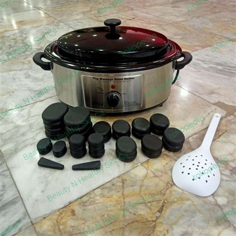 Promo Hot Stone Heater Ltr V Pemanas Batu Massage Diskon Di Seller Nishimu Store