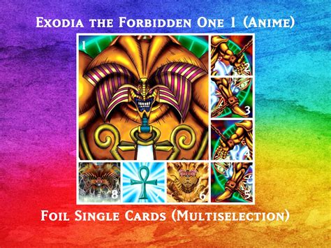 Exodia the Forbidden One Set1 Multiselection Orica FOIL / HOLOGRAPHIC ...