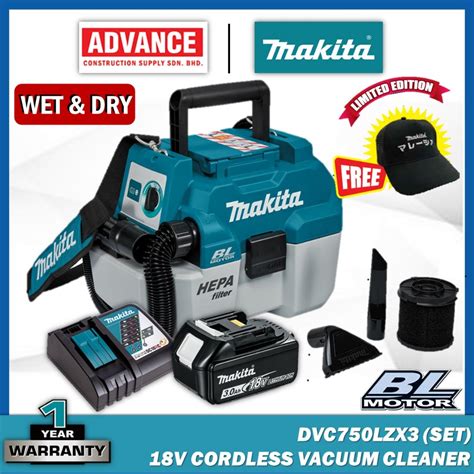MAKITA DVC750 / DVC750LZ / DVC750LZX3 18V Cordless Portable Vacuum ...
