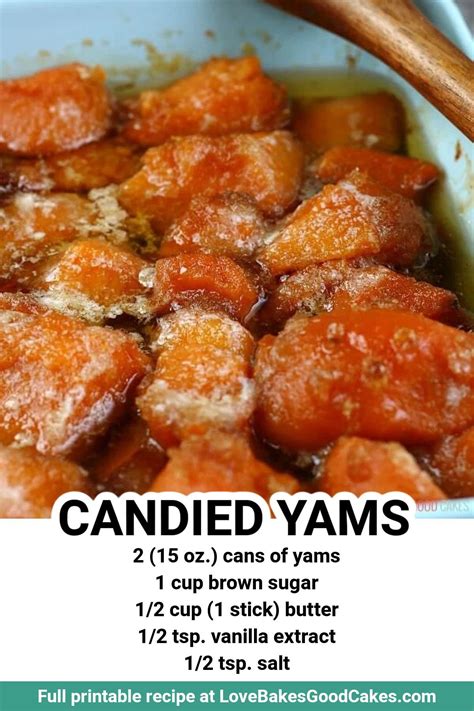 can yams recipes