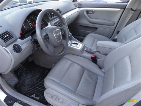 Light Gray Interior 2008 Audi A4 20t Quattro Sedan Photo 41257665