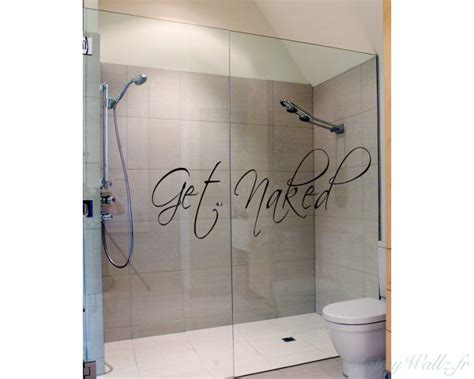 Stickers Muraux Get Naked Pour La Salle De Bain